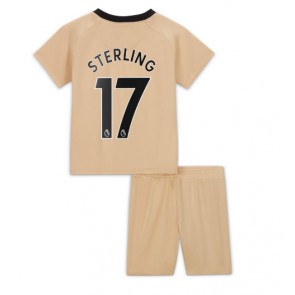 Chelsea Raheem Sterling #17 kläder Barn 2022-23 Tredje Tröja Kortärmad (+ korta byxor)